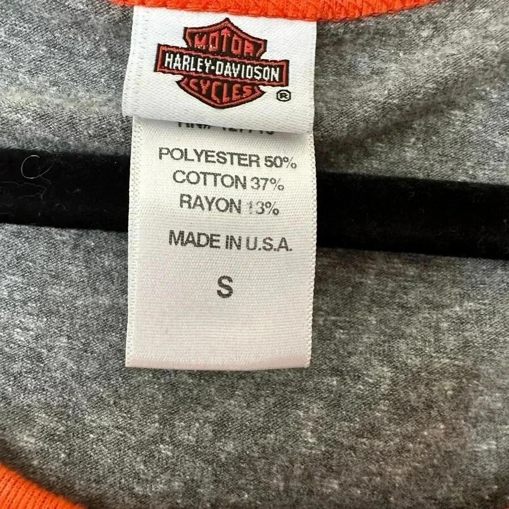 3/4 Sleeve Harley Davidson Shirt from Chester’s Reno Nevada - Picture 4 of 5